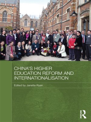 cover image of China's Higher Education Reform and Internationalisation